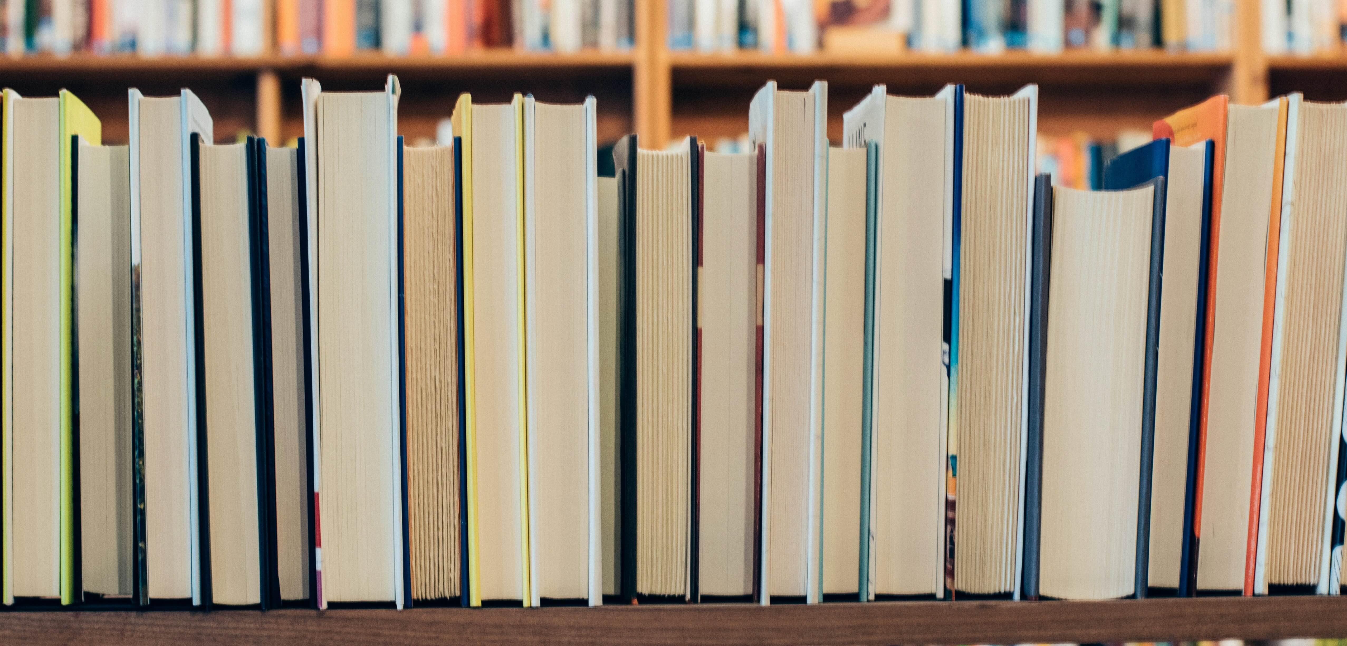 Library Books on a shelf